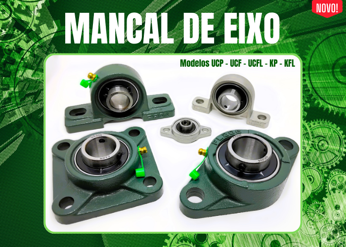 Mancais de Rolamento de Eixo Pillow Block 